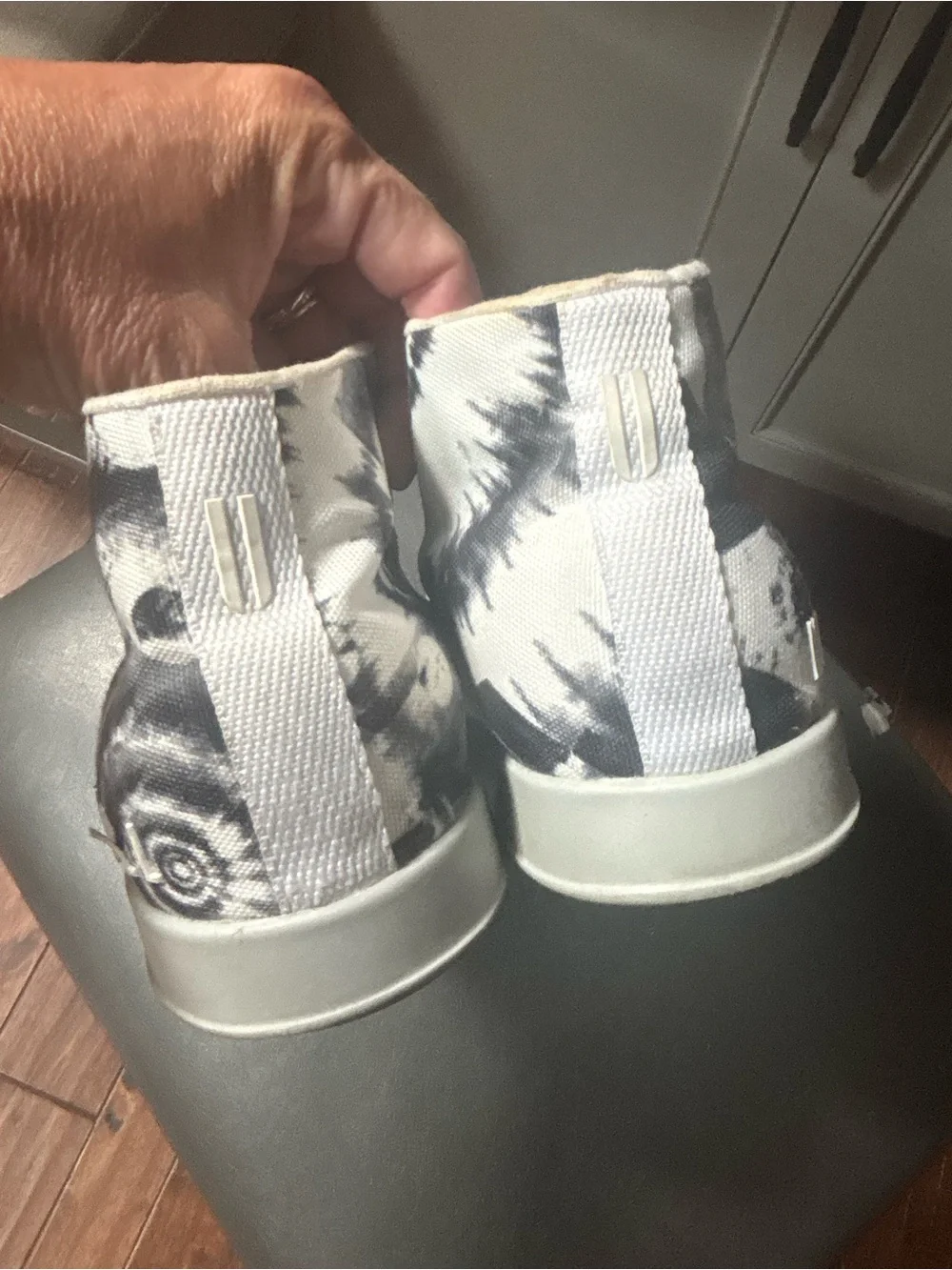 NOBULL Artists For Humanity Canvas Mid Trainers W7.5 M6